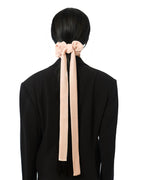 Olah Silk Velvet Ribbon Scrunchie - Pink