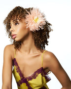 Olah Bloom Silk Flower Pin - Sunlit Daisy