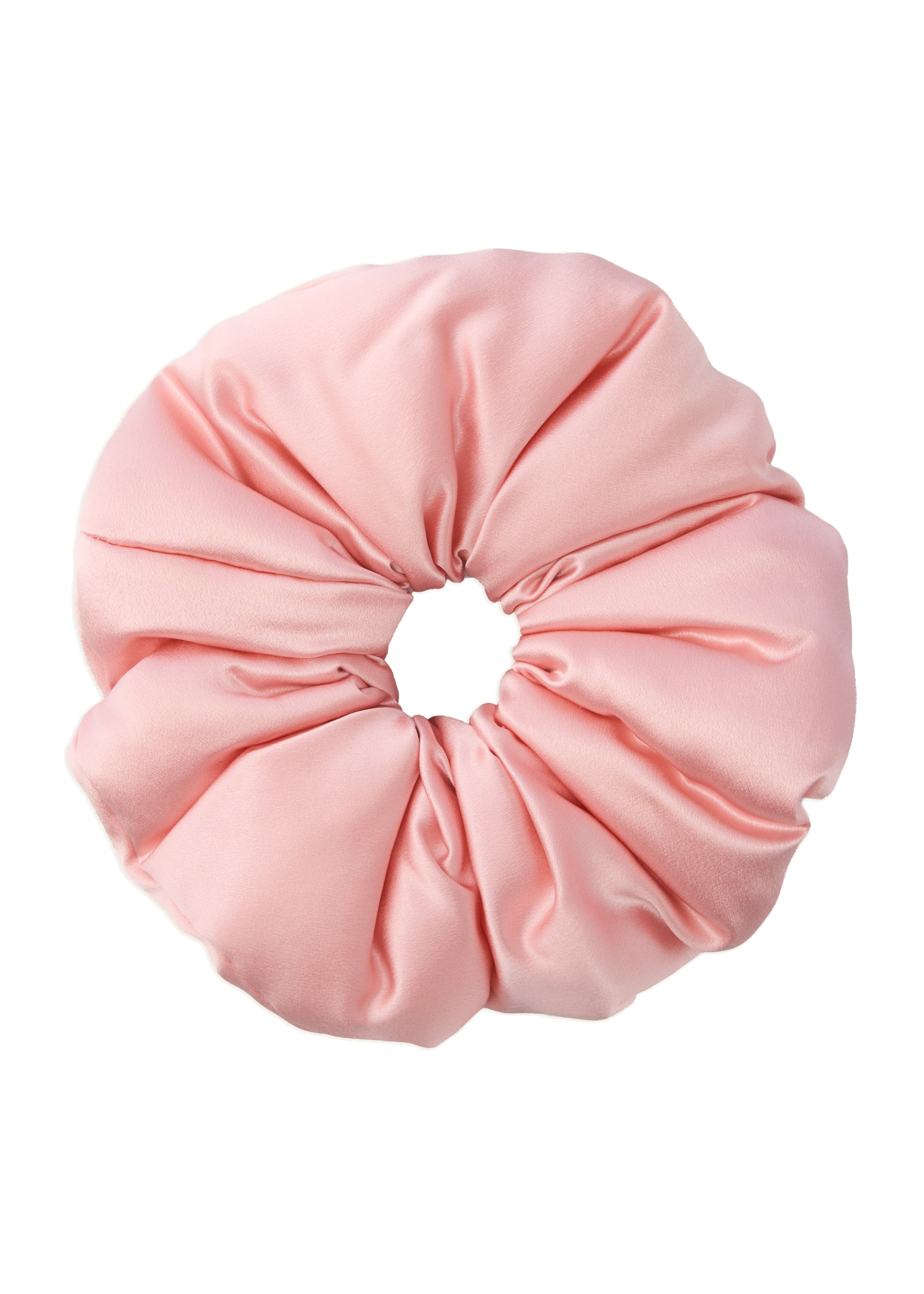 Olah Silk Marshmallow Scrunchie - Blush Pink