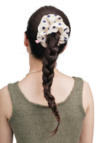 Polka Dot Silk Hair Ritual Gift Set - White