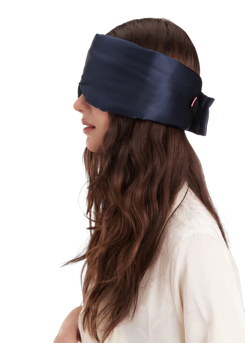 Dream Cloud Beauty Sleep Silk Gift Set - Navy