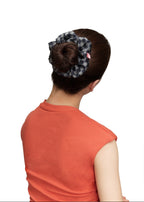 Lunelle Silk Scrunchie - Steel Blue - Blue - OLAH Ponytail Holders