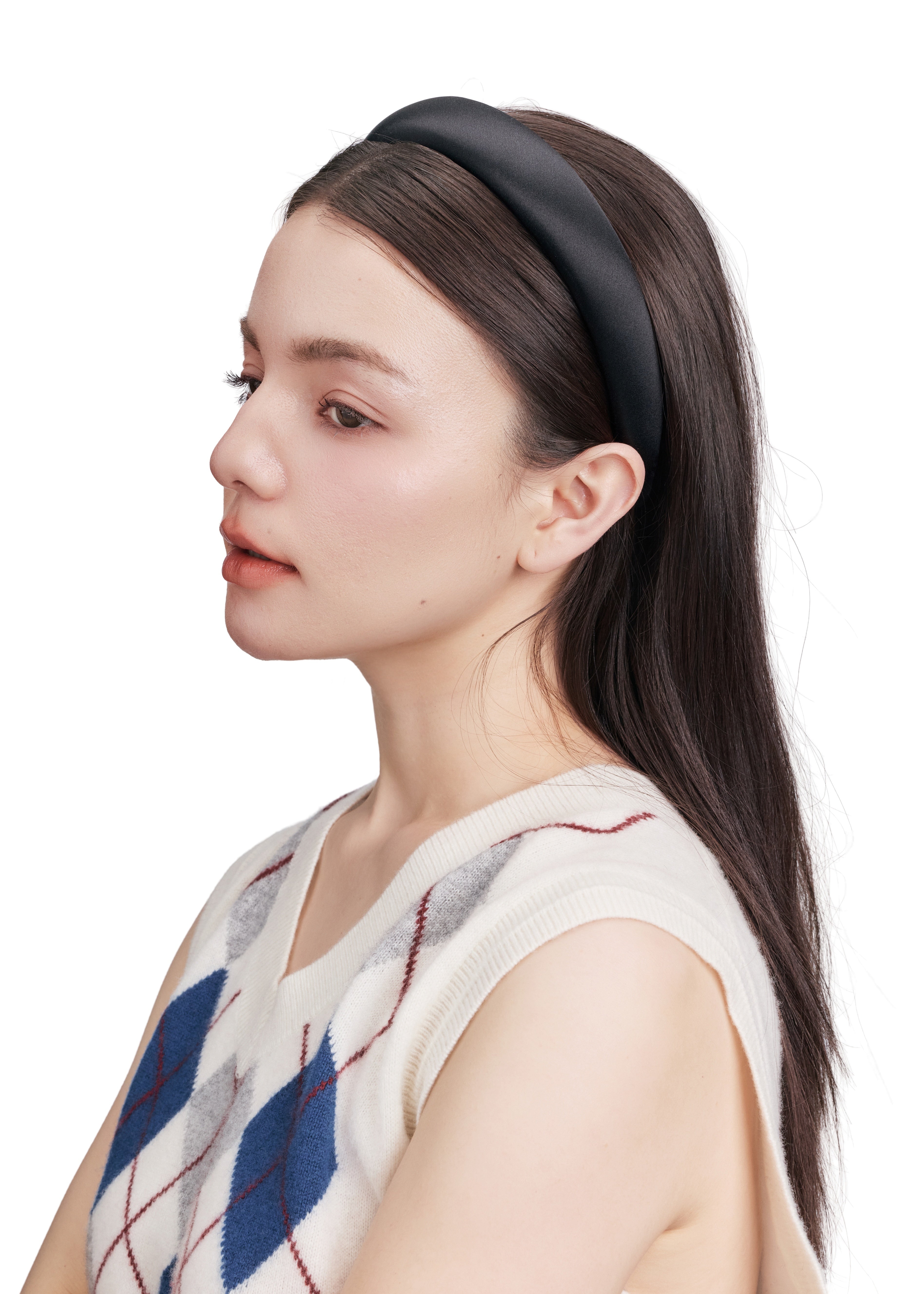 The Essential Silk Headband - Black