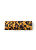 Leopard Silk Hair Barrette Clip - Brown