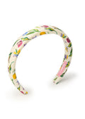 Tulip Silk Headband - Cream - White - OLAH Headbands