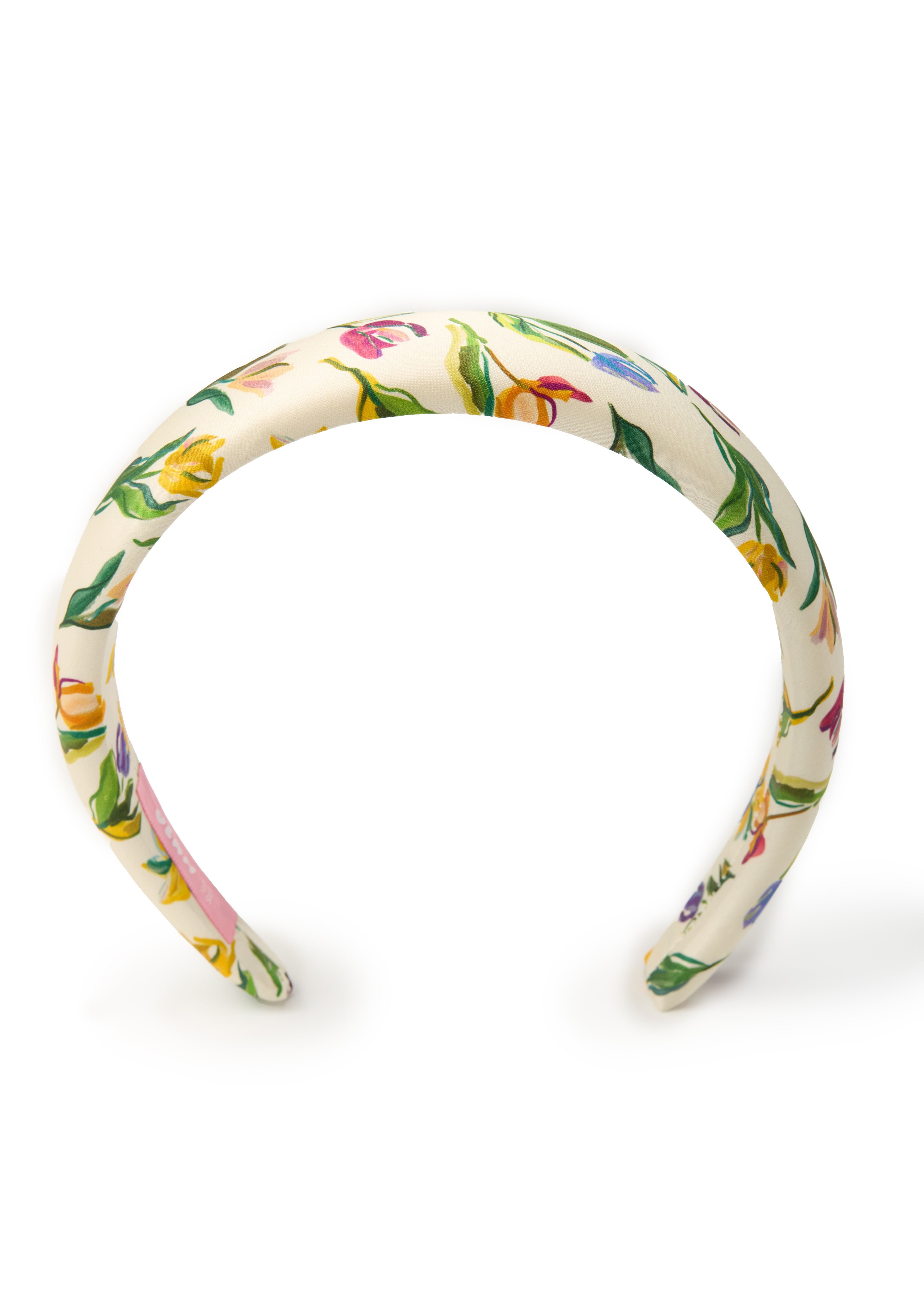 Tulip Silk Headband - Cream