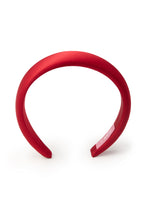 The Essential Silk Headband - Red - Red - OLAH Headbands