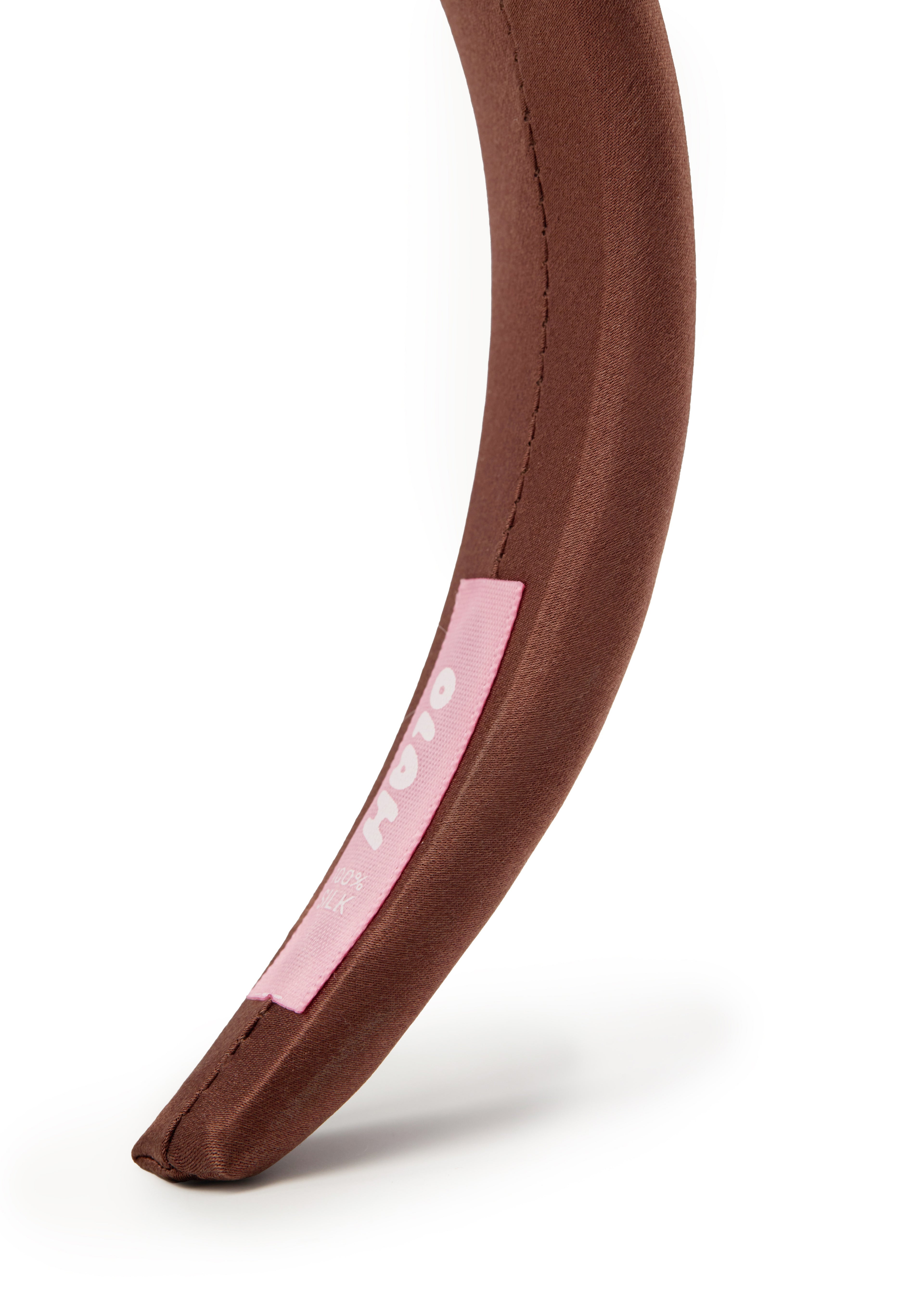 The Essential Silk Headband - Coffee