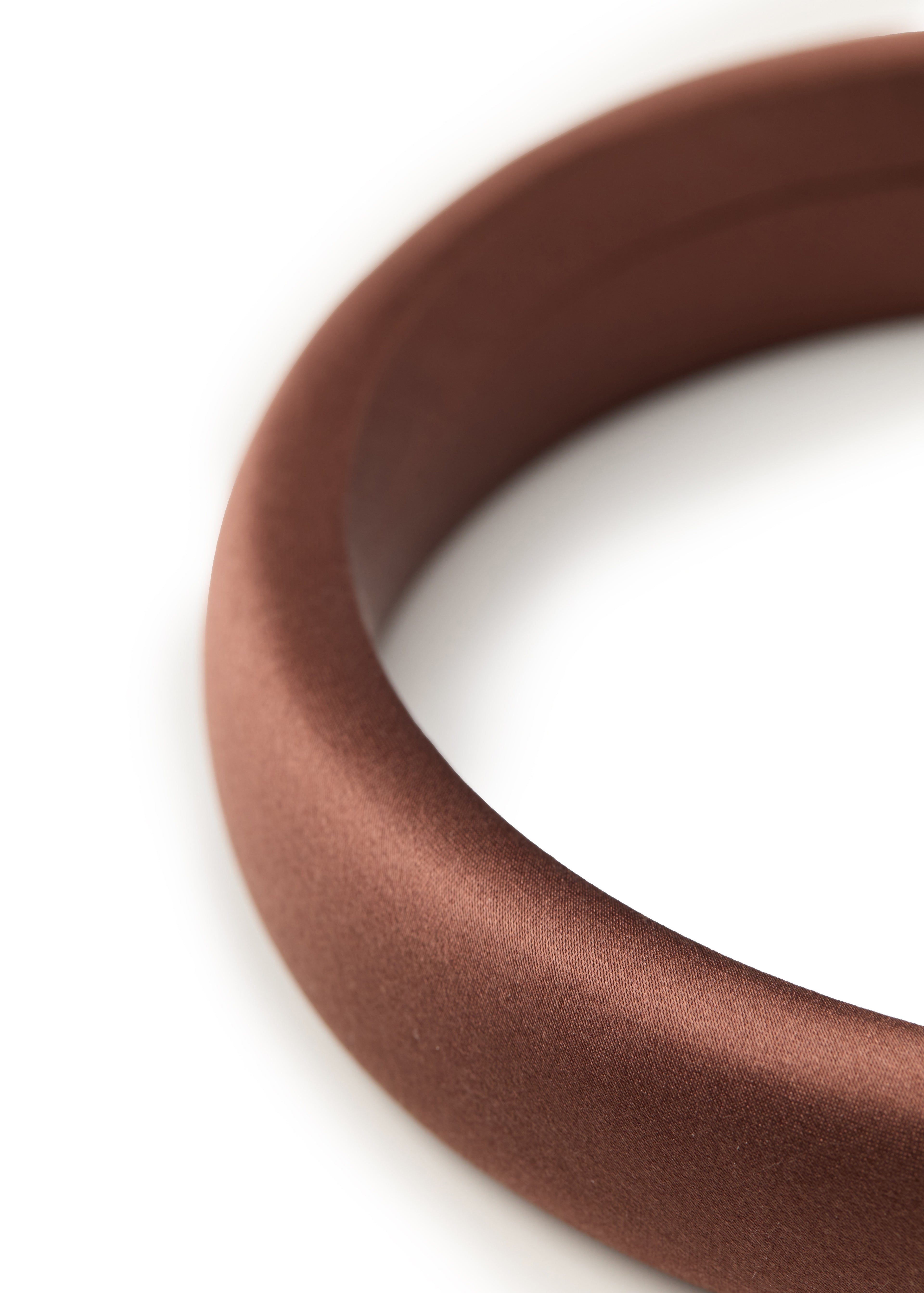 The Essential Silk Headband - Coffee