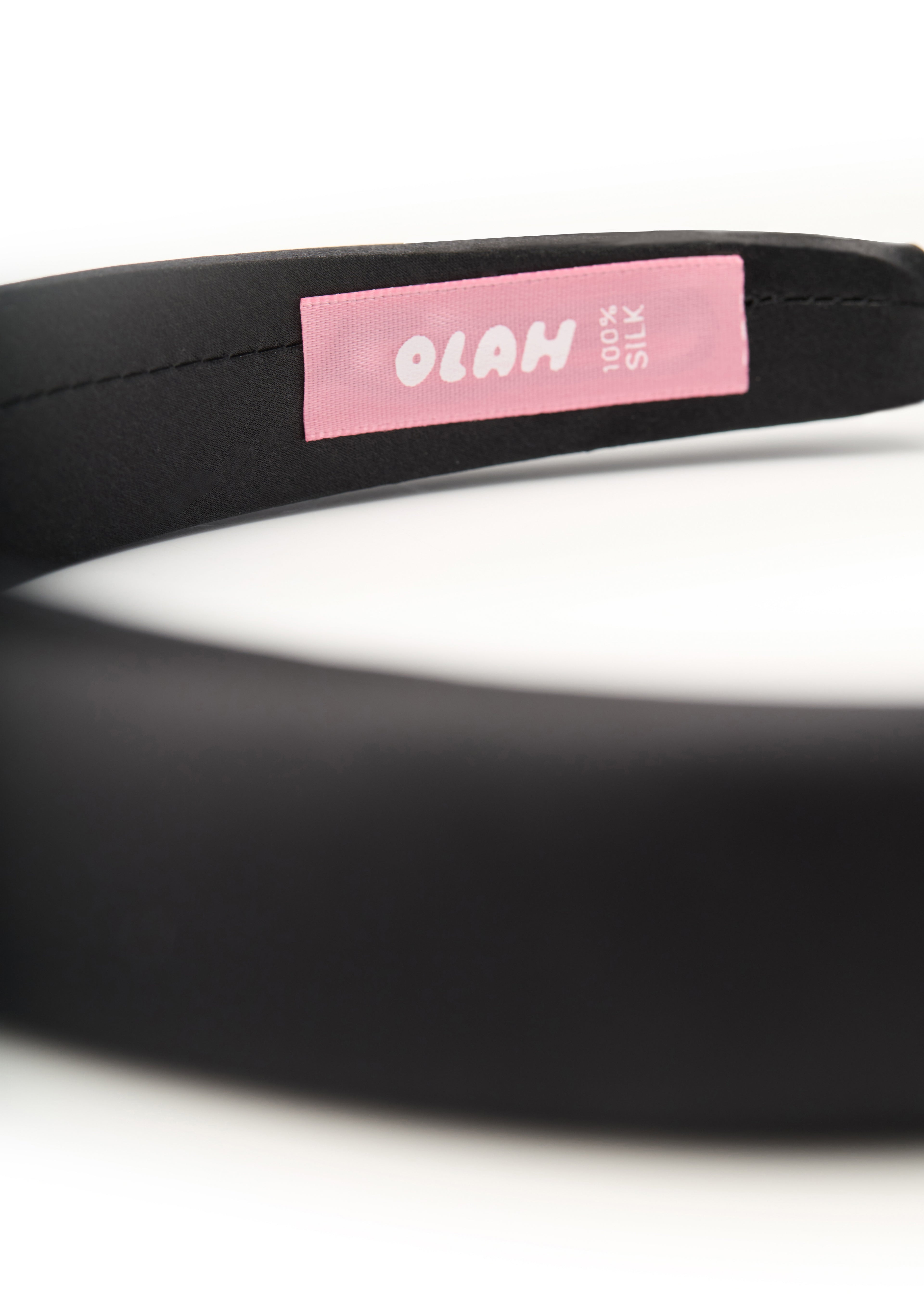 The Essential Silk Headband - Black