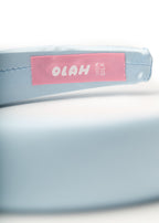 The Essential Silk Headband - Blue - Blue - OLAH Headbands