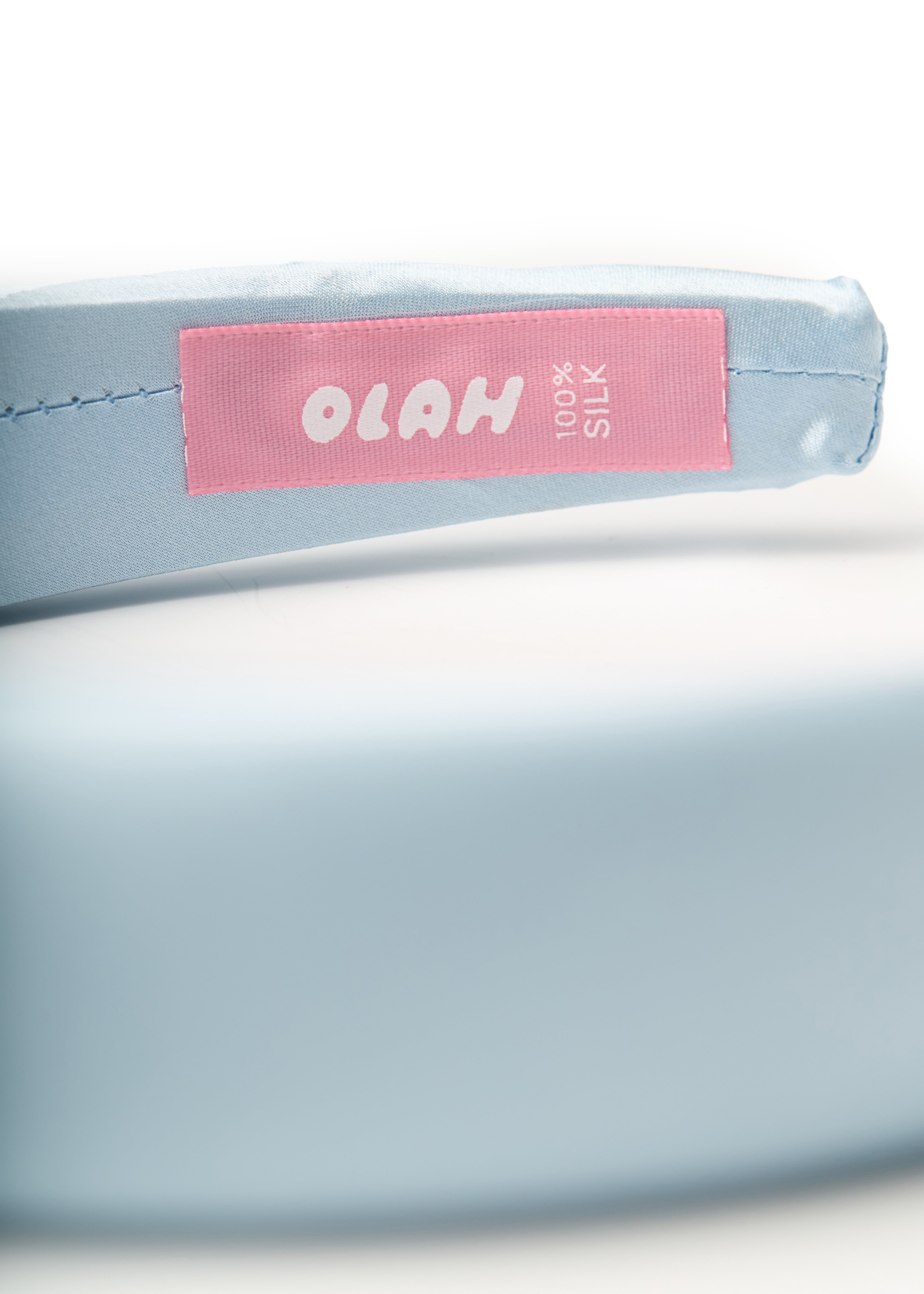 The Essential Silk Headband - Blue