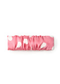 Polka Dot Silk Hair Barrette Clip - Pink