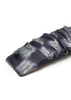 Lunelle Silk Hair Barrette Clip - Steel Blue