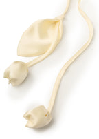 Tulip Silk Hair Tie Scrunchie - Champagne - Champagne - OLAH Ponytail Holders