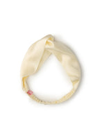 Silk Twisted Hairband - Beige - Beige - OLAH Hair Bands
