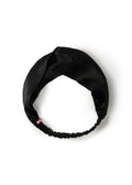 Silk Twisted Hairband - Black - Black - OLAH Hair Bands