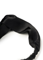 Silk Twisted Hairband - Black - Black - OLAH Hair Bands