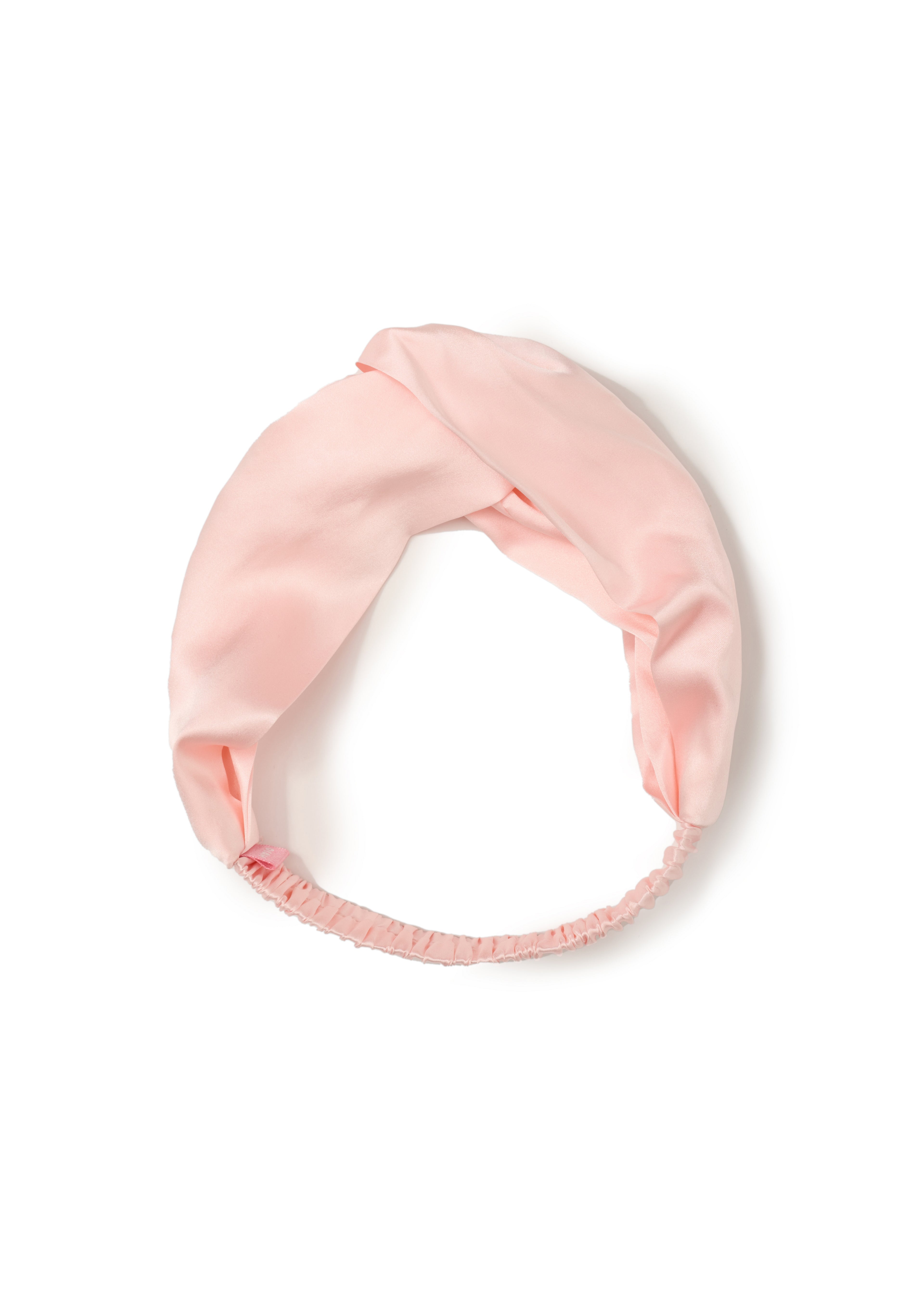 Silk Twisted Hairband - Pink