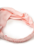 Silk Twisted Hairband - Pink - Pink - OLAH Hair Bands