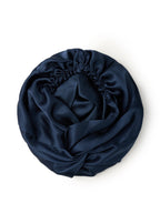 Silk Bonnet - Navy