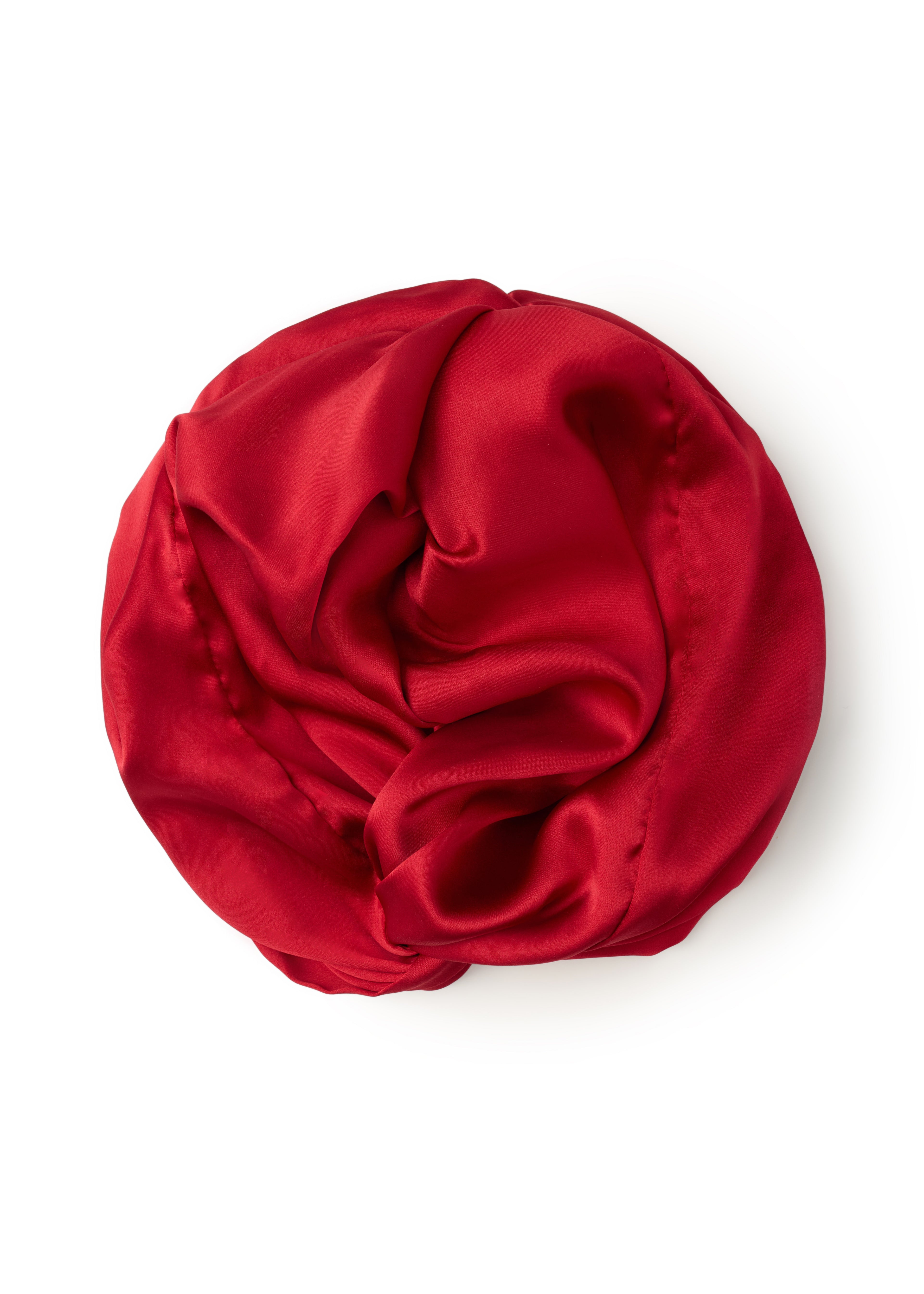 Silk Bonnet - Burgundy