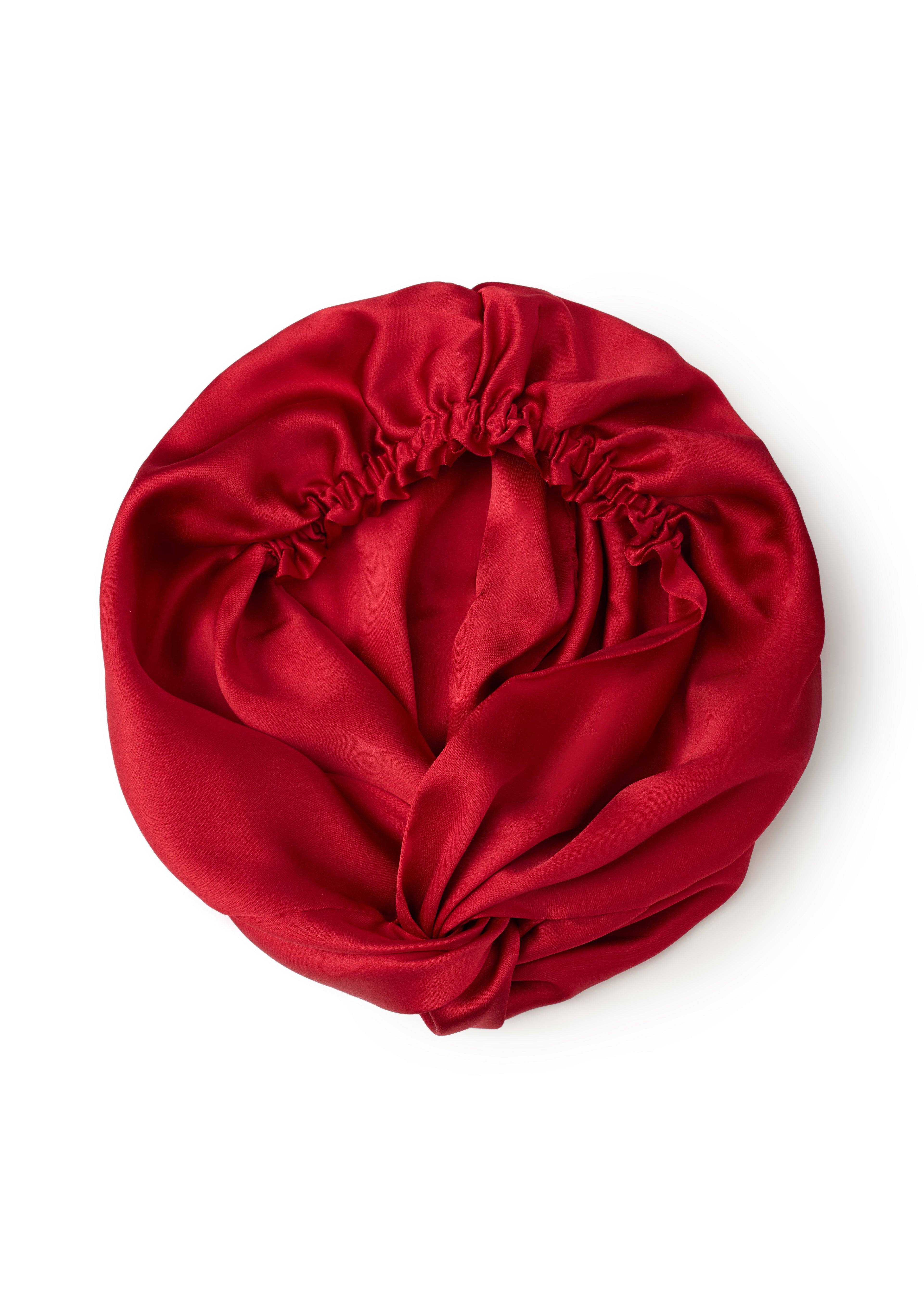 Silk Bonnet - Burgundy