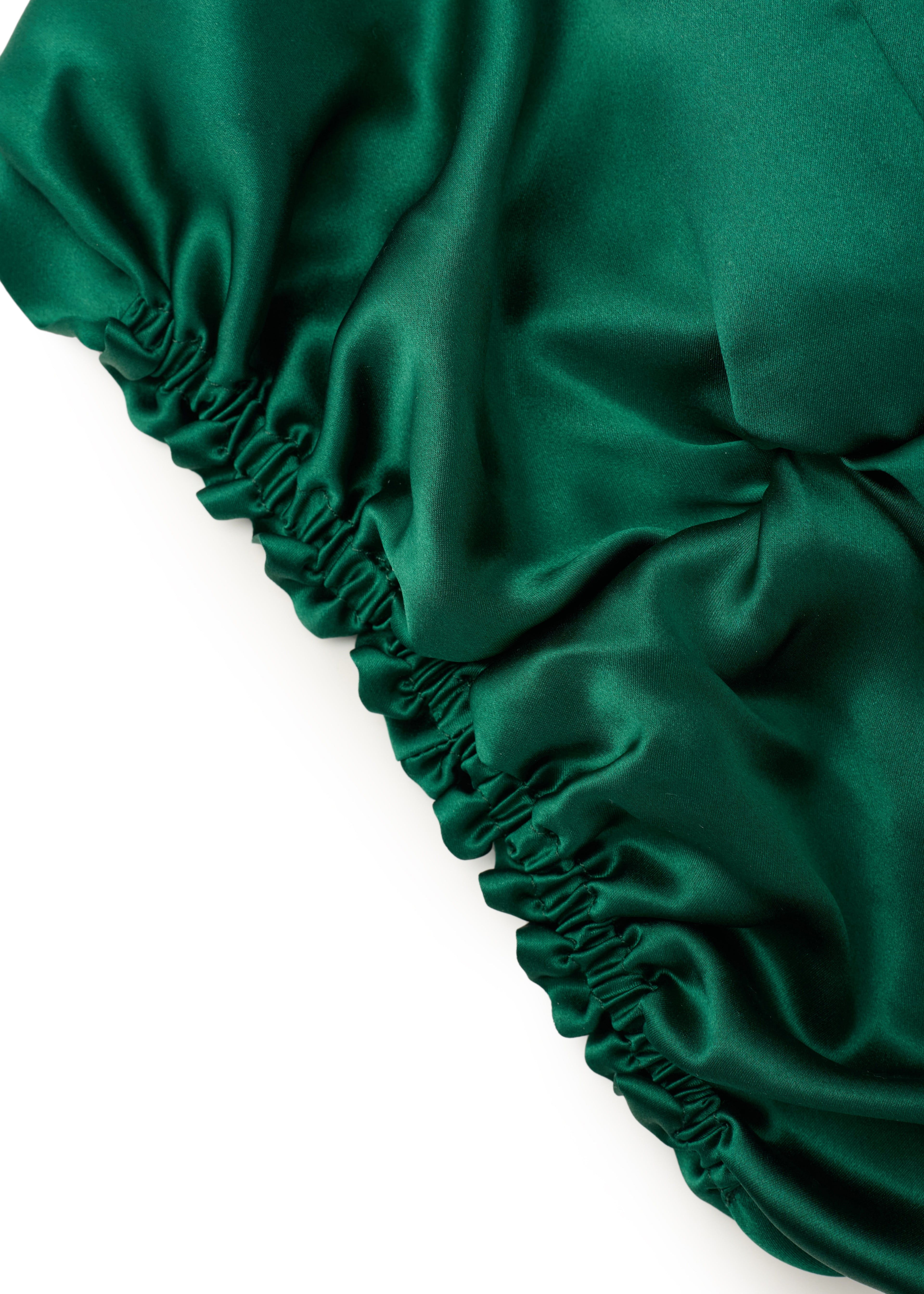 Silk Bonnet - Dark Green - Green - OLAH Bonnet