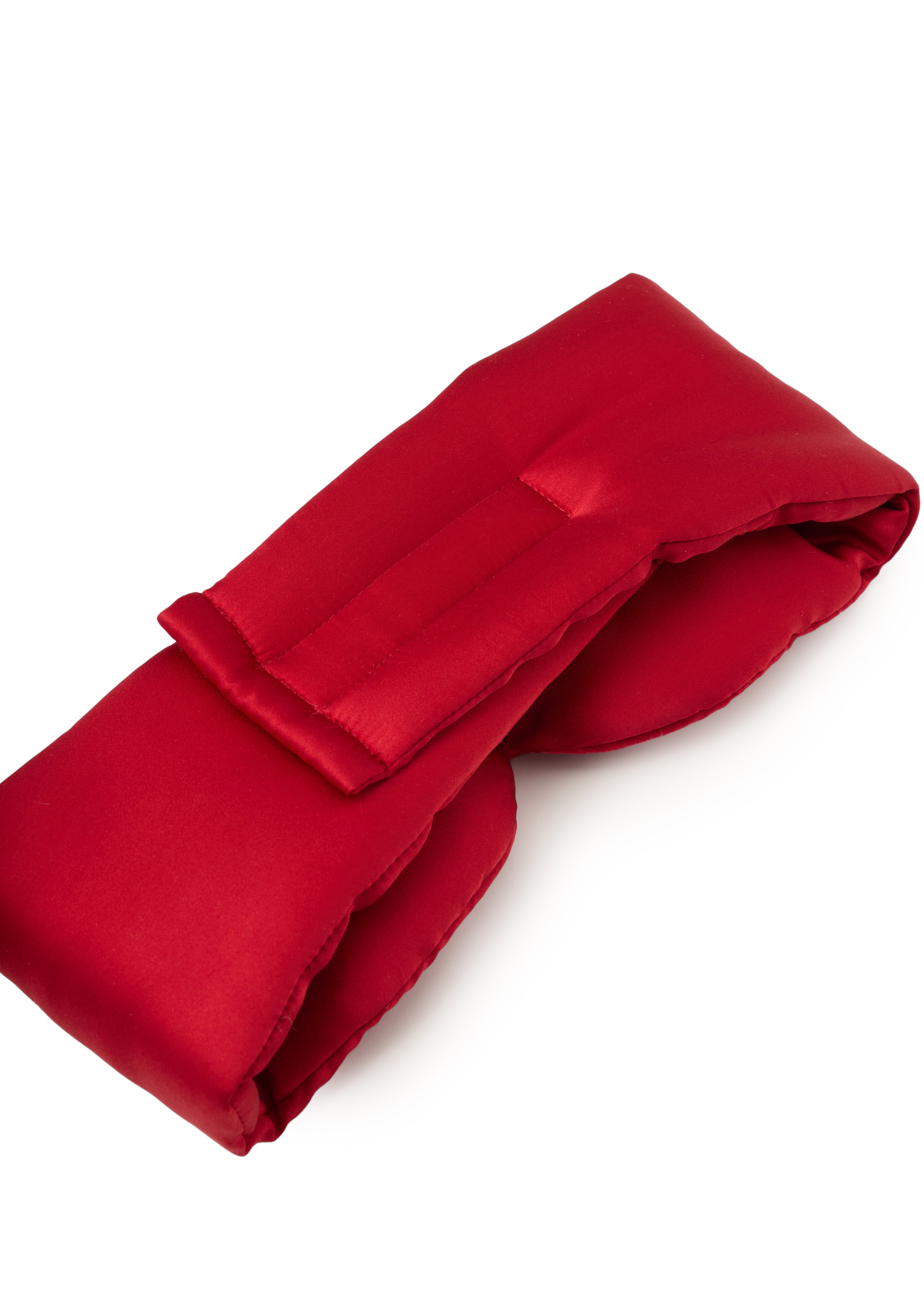 Silk Sleep Mask - Red