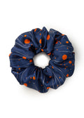 Celestia Silk Scrunchie - Blue - Blue - OLAH Ponytail Holders