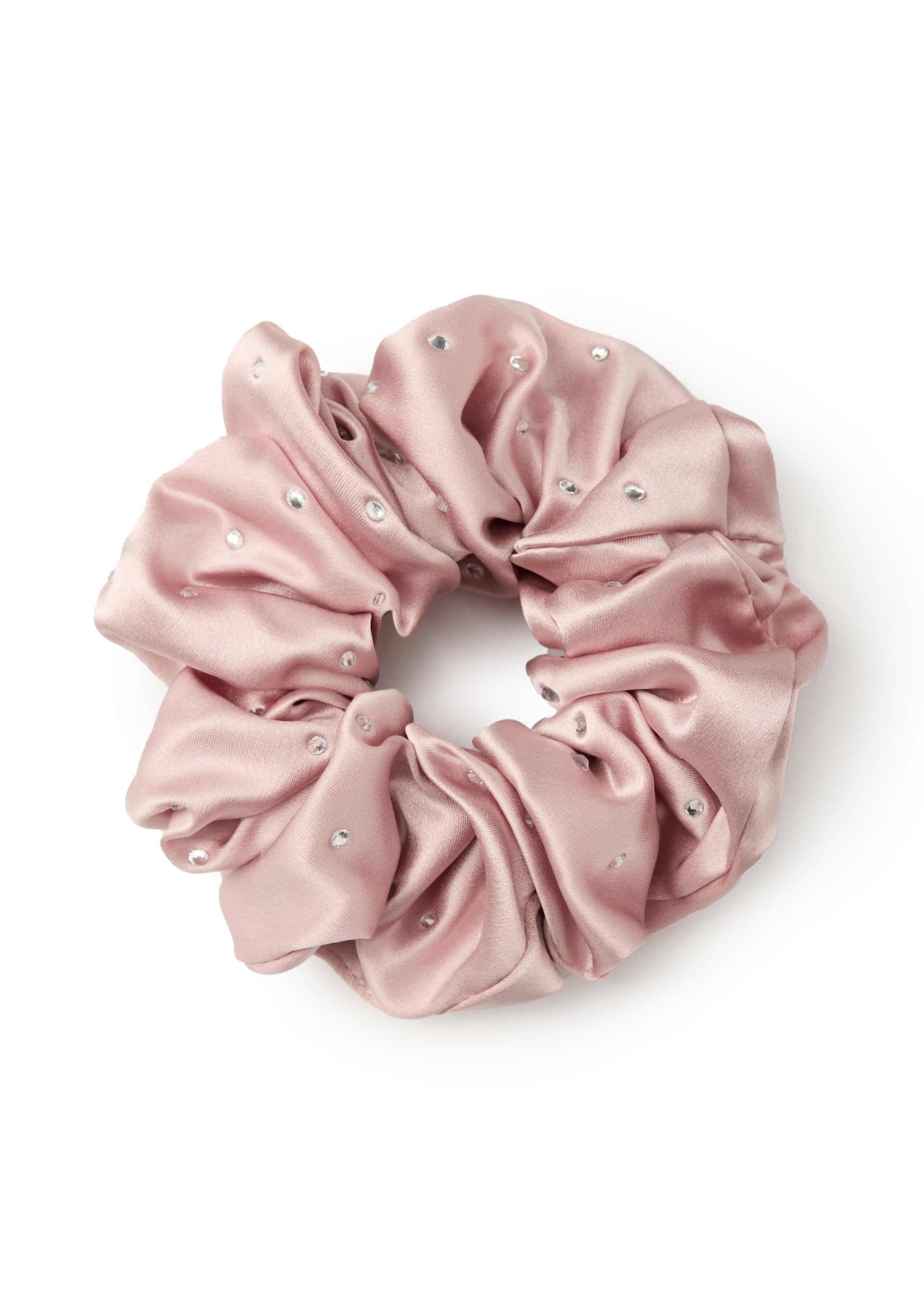 Crystal Twinkle Silk Scrunchie