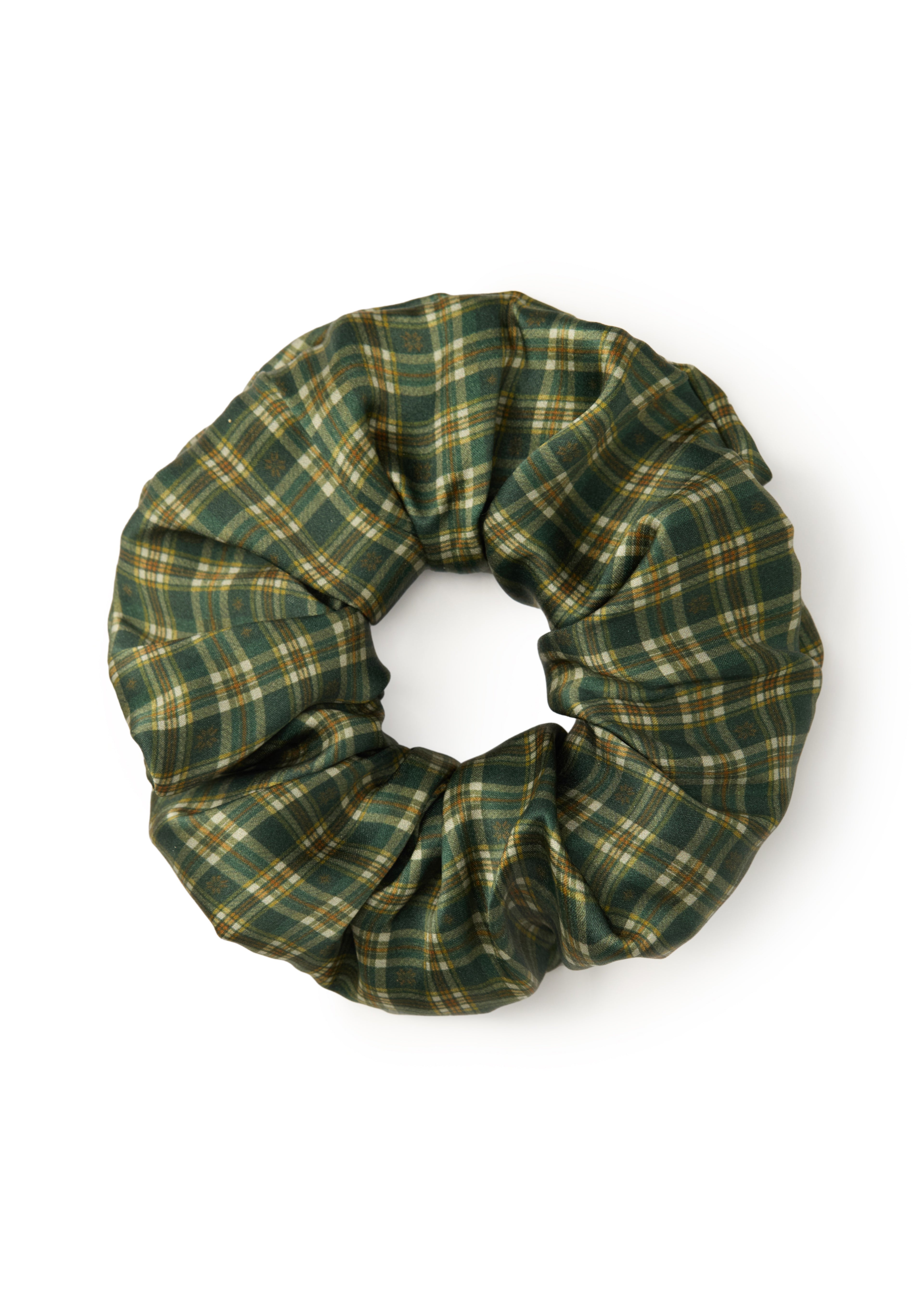 Grevelyn Silk Scrunchie - Green
