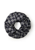 Lunelle Silk Scrunchie - Steel Blue - Blue - OLAH Ponytail Holders