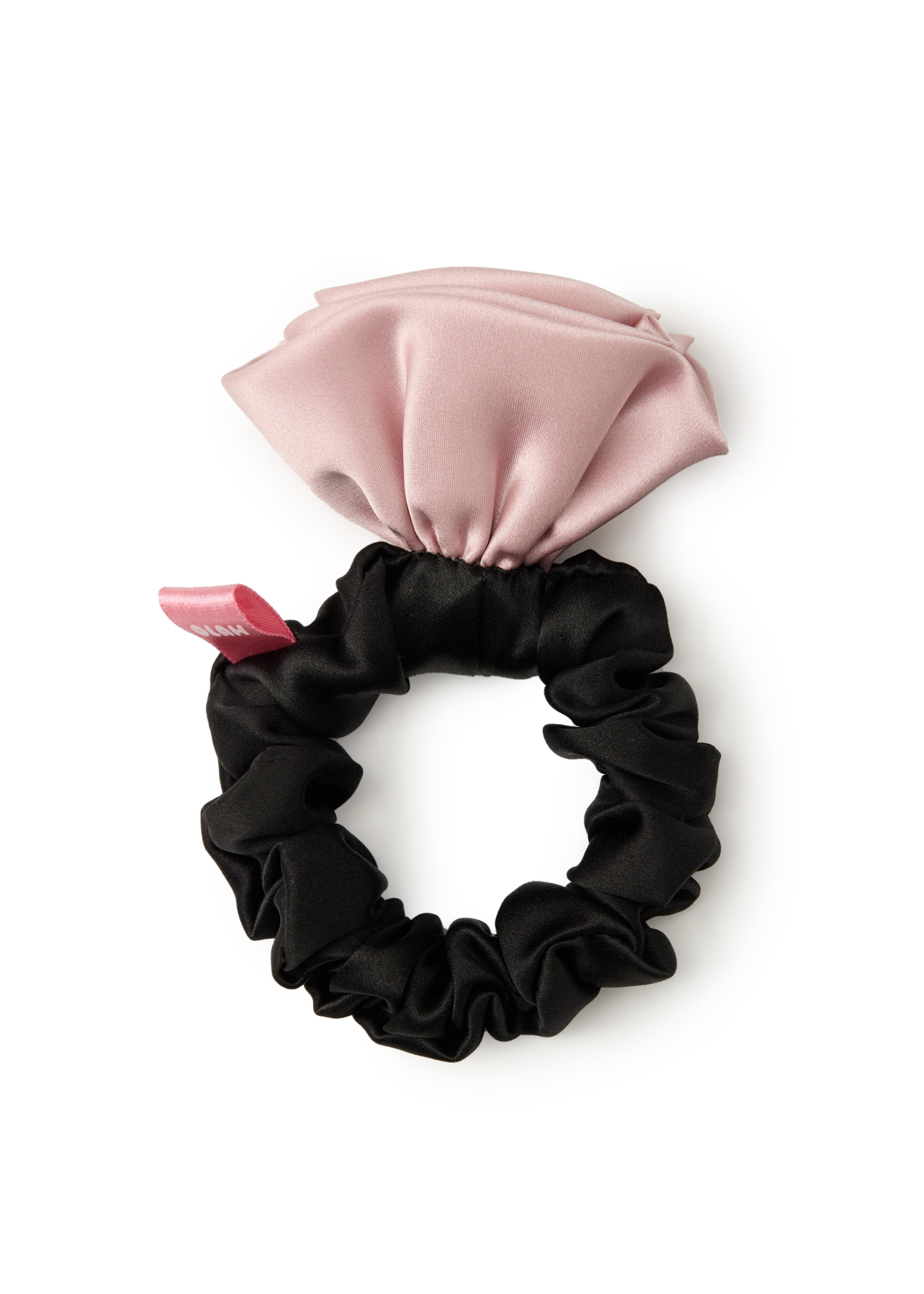 La Frida Rosa Silk Scrunchie - Mauve