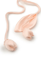 Tulip Silk Hair Tie Scrunchie - Pink - Pink - OLAH Ponytail Holders