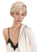 Silk Bonnet - Champagne