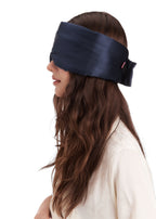 Silk Sleep Mask - Navy - Navy - OLAH Eye Masks