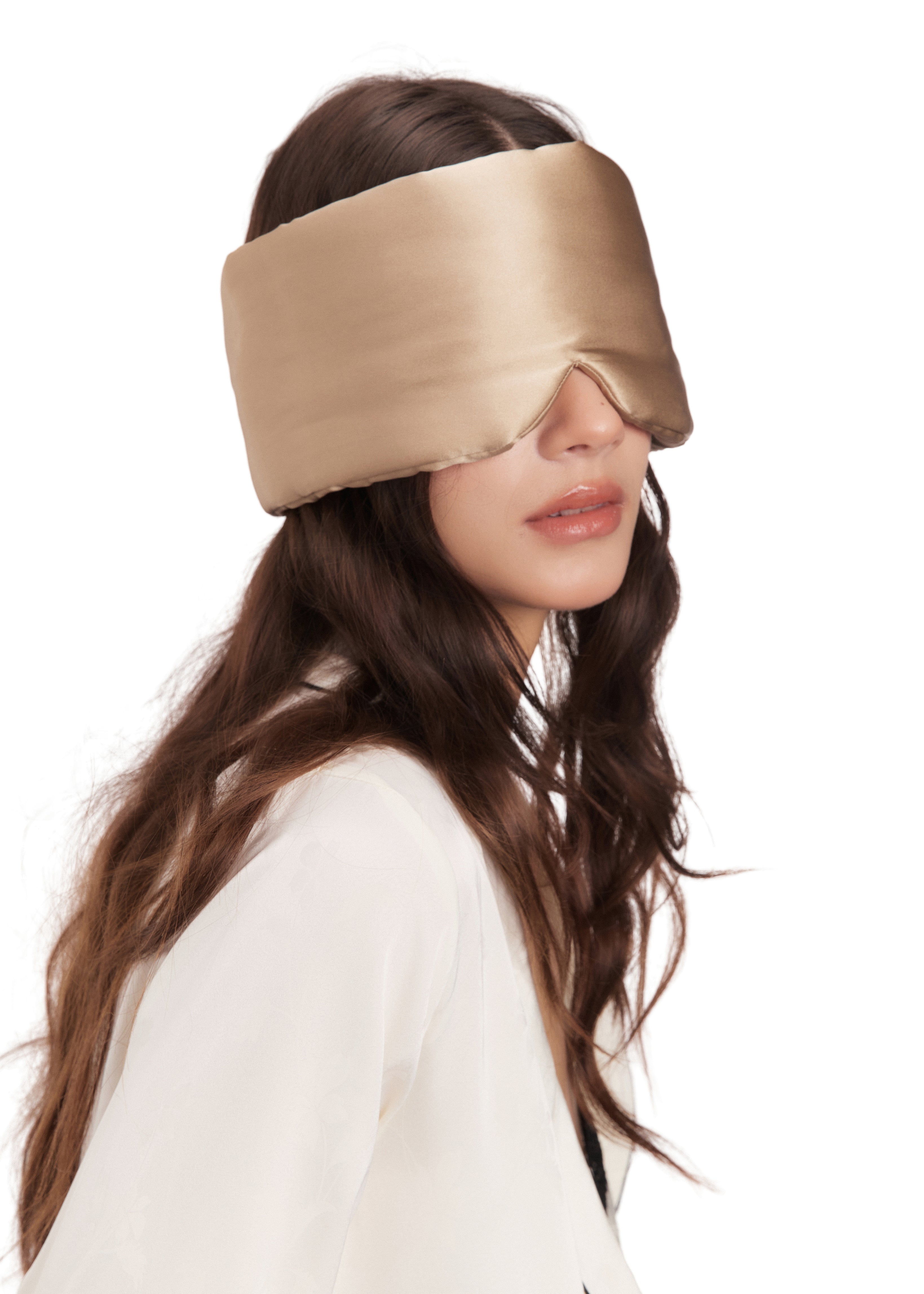 Silk Sleep Mask - Champagne