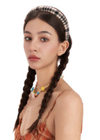 Cordellia Silk Headband - Beige - Beige - OLAH Headbands