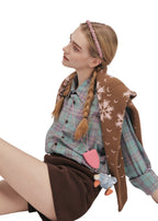 Scrunched Silk Skinny Headband - Dusty Rose - Pink - OLAH Headbands