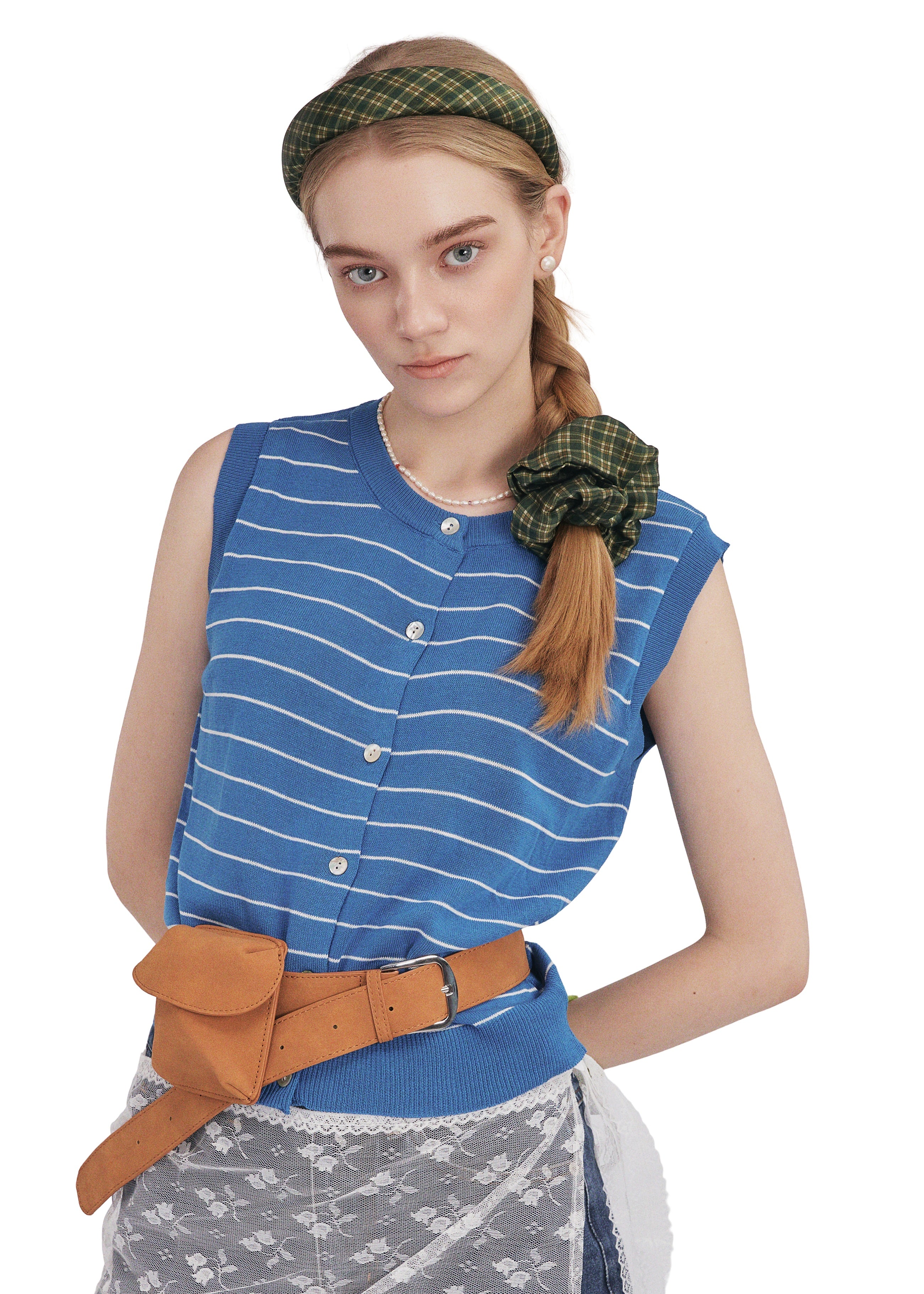 Grevelyn Silk Scrunchie - Green