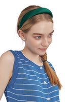 The Essential Silk Headband - Dark Green - Green - OLAH Headbands