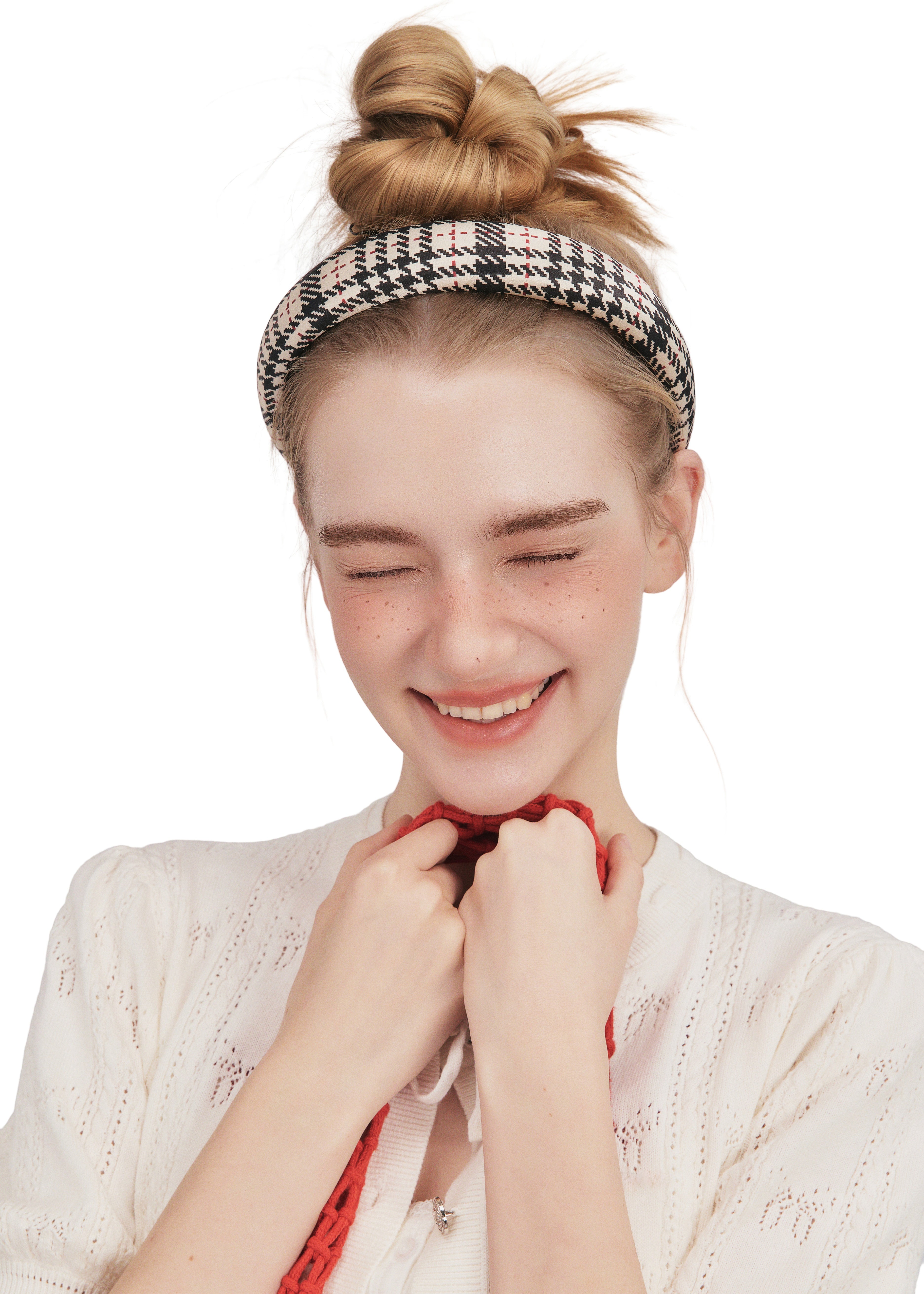 Cordellia Silk Headband - Beige