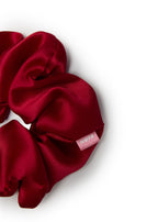 Tulip Silk Hair Tie Scrunchie - Rouge - Red - OLAH Ponytail Holders