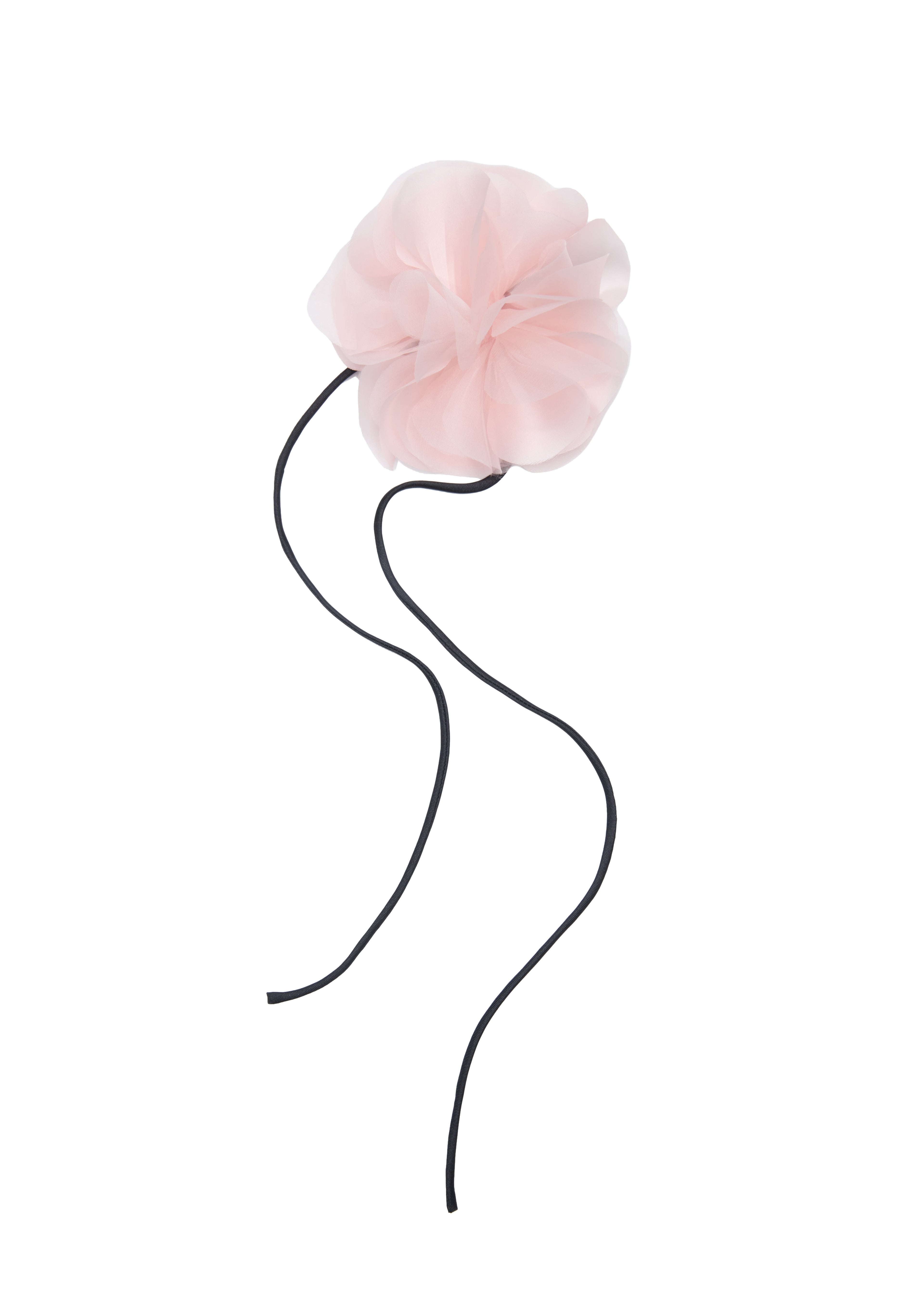 Olah Bloom Silk Flower Pin - Pink Veil