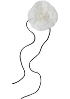 Olah Bloom Silk Flower Pin - Moon Rose