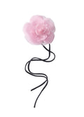 Olah Bloom Silk Flower Pin - Dusty Rose