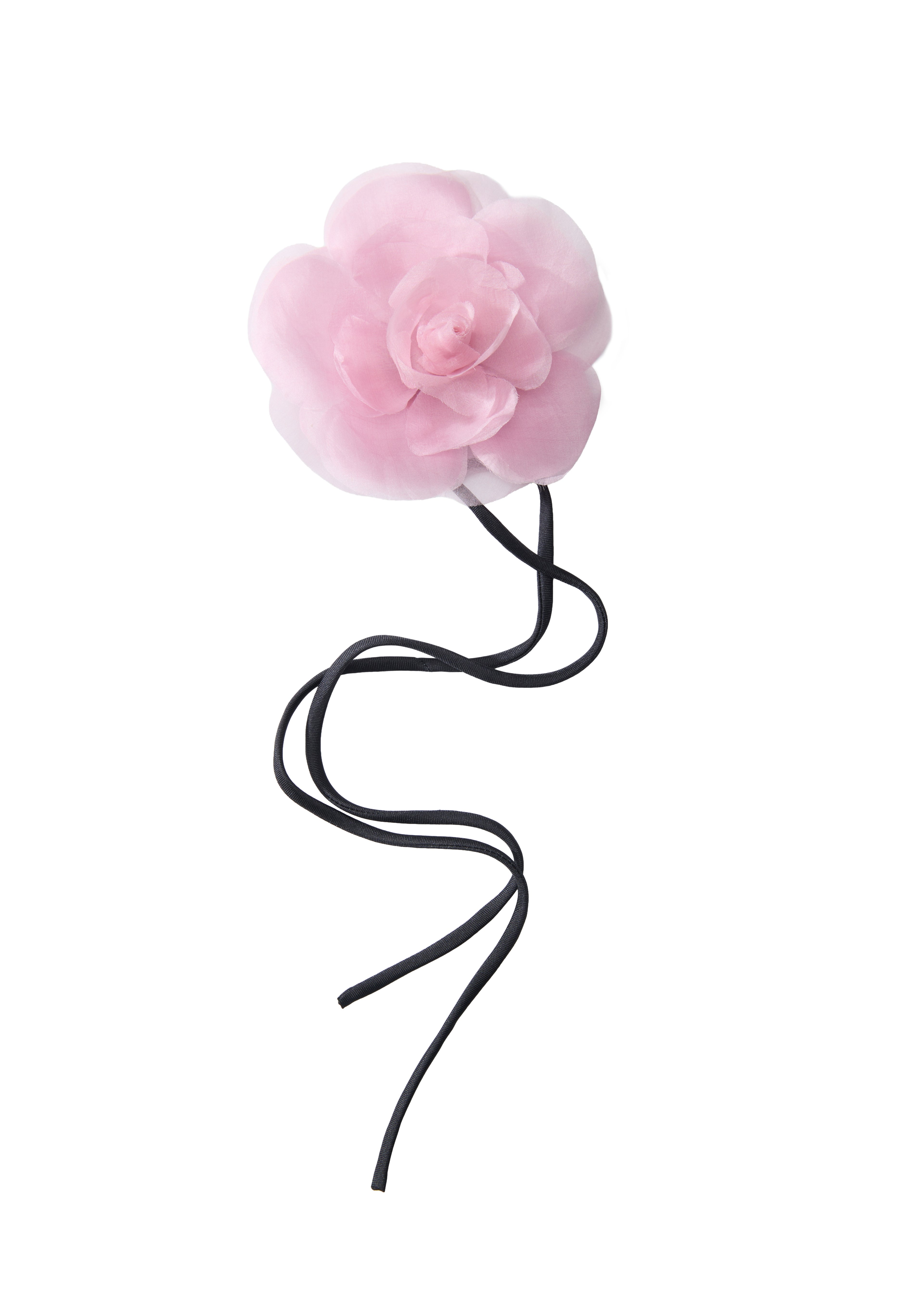 Olah Bloom Silk Flower Pin - Dusty Rose