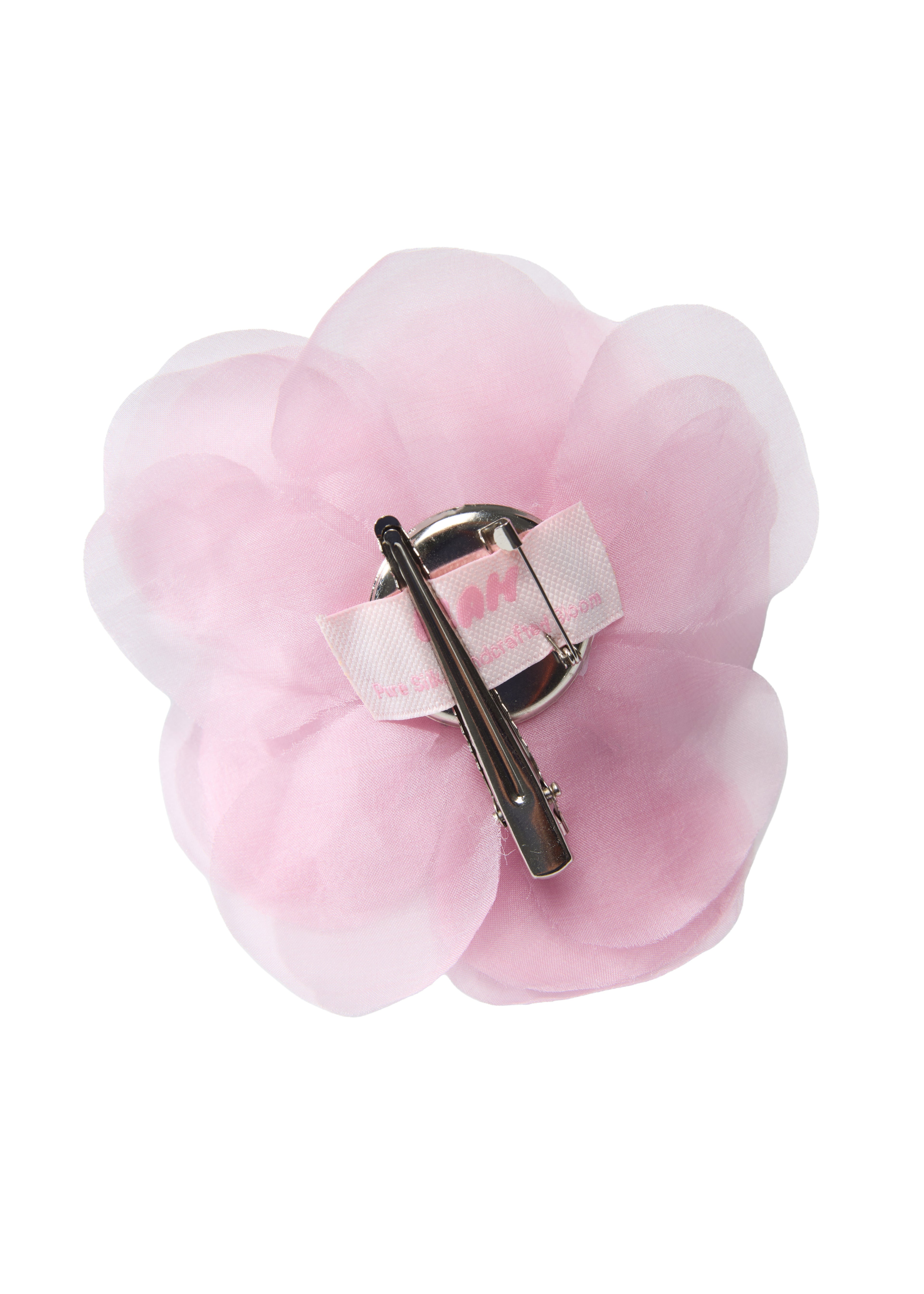 Olah Bloom Silk Flower Pin - Dusty Rose