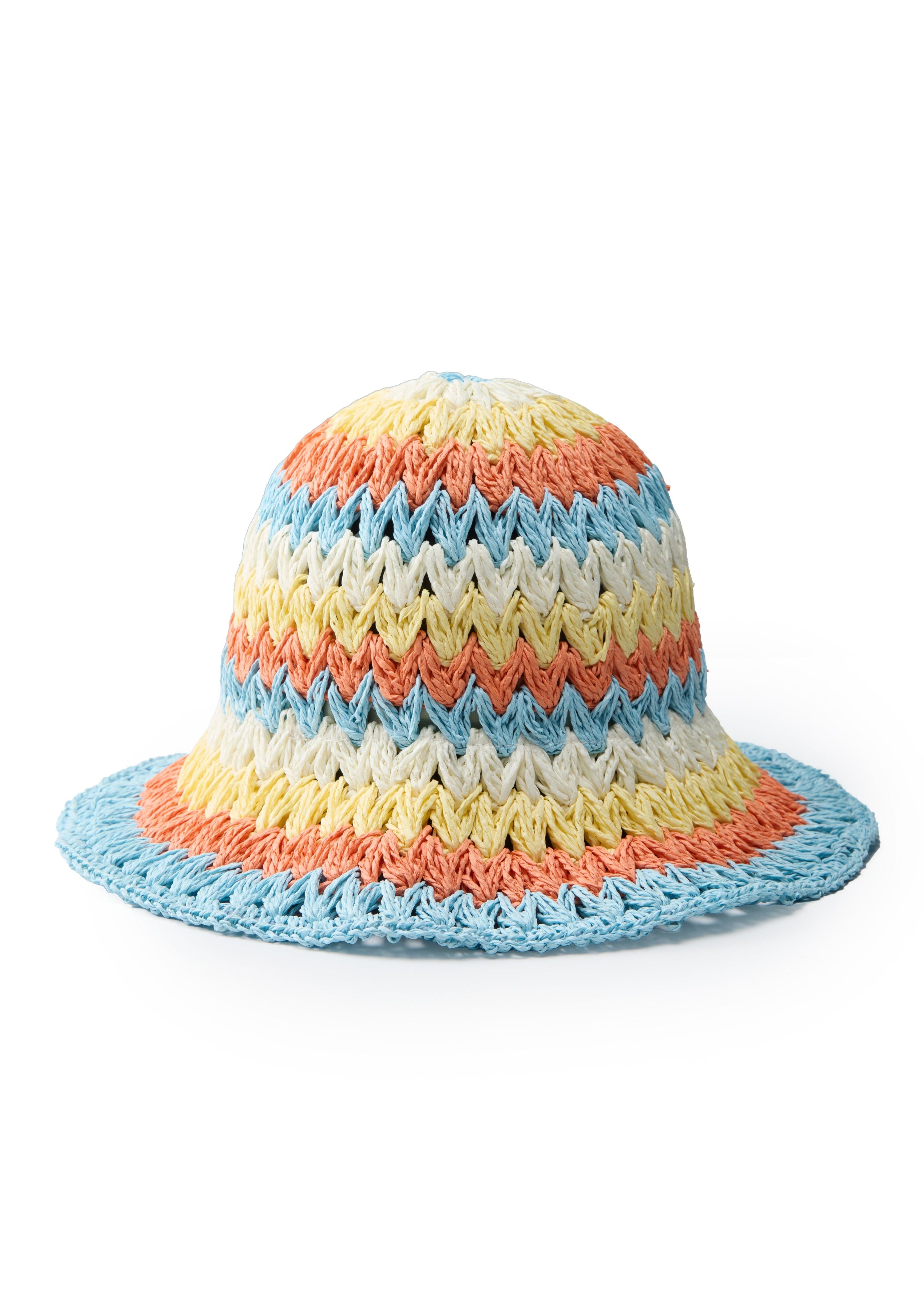 Sunrise Sorbet Packable Straw Hat